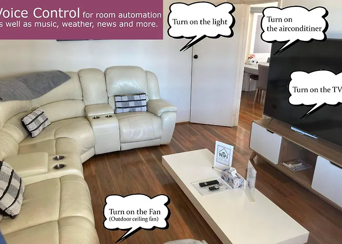 Wollongong Station Holiday House With Wi-Fi,75 Inch Tv, Netflix,Parking,Beach