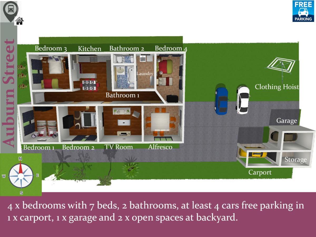 Station House With Wi-fi,75 Inch Tv, Netflix,parking,beach Wollongong